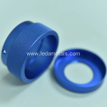 Anodized Knurled Rotary Knob CNC Machining Parts